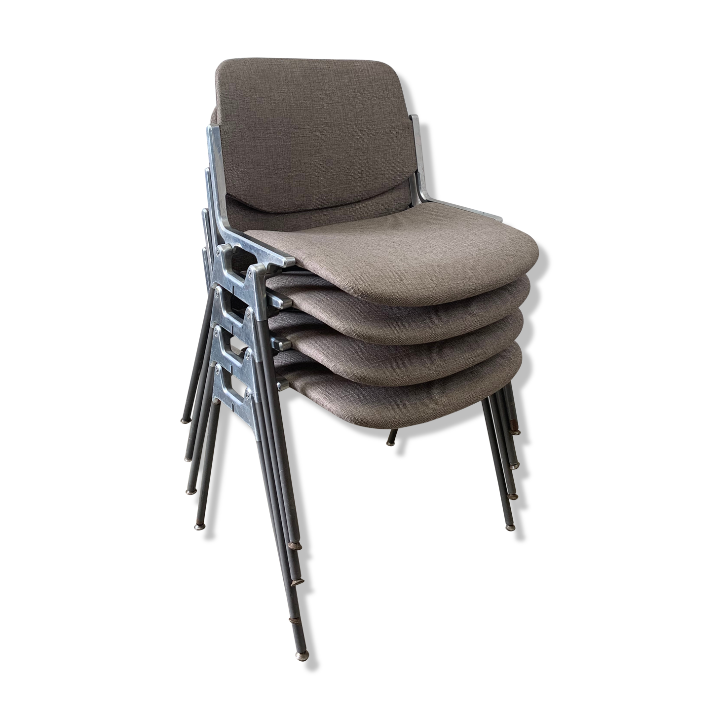 Series of 4 chairs by Piretti Giancarlo, Castelli