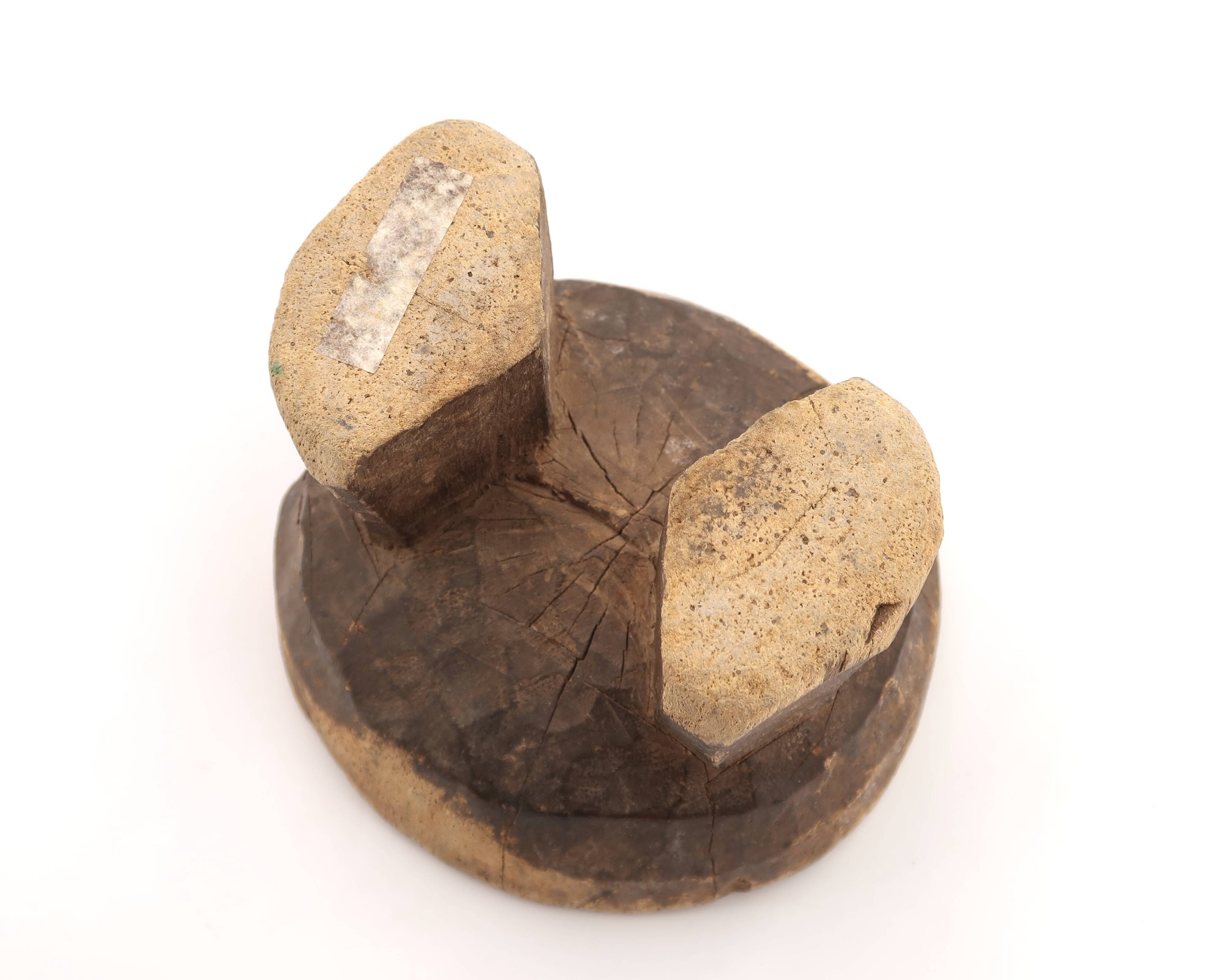 African wooden headrest, 1970s