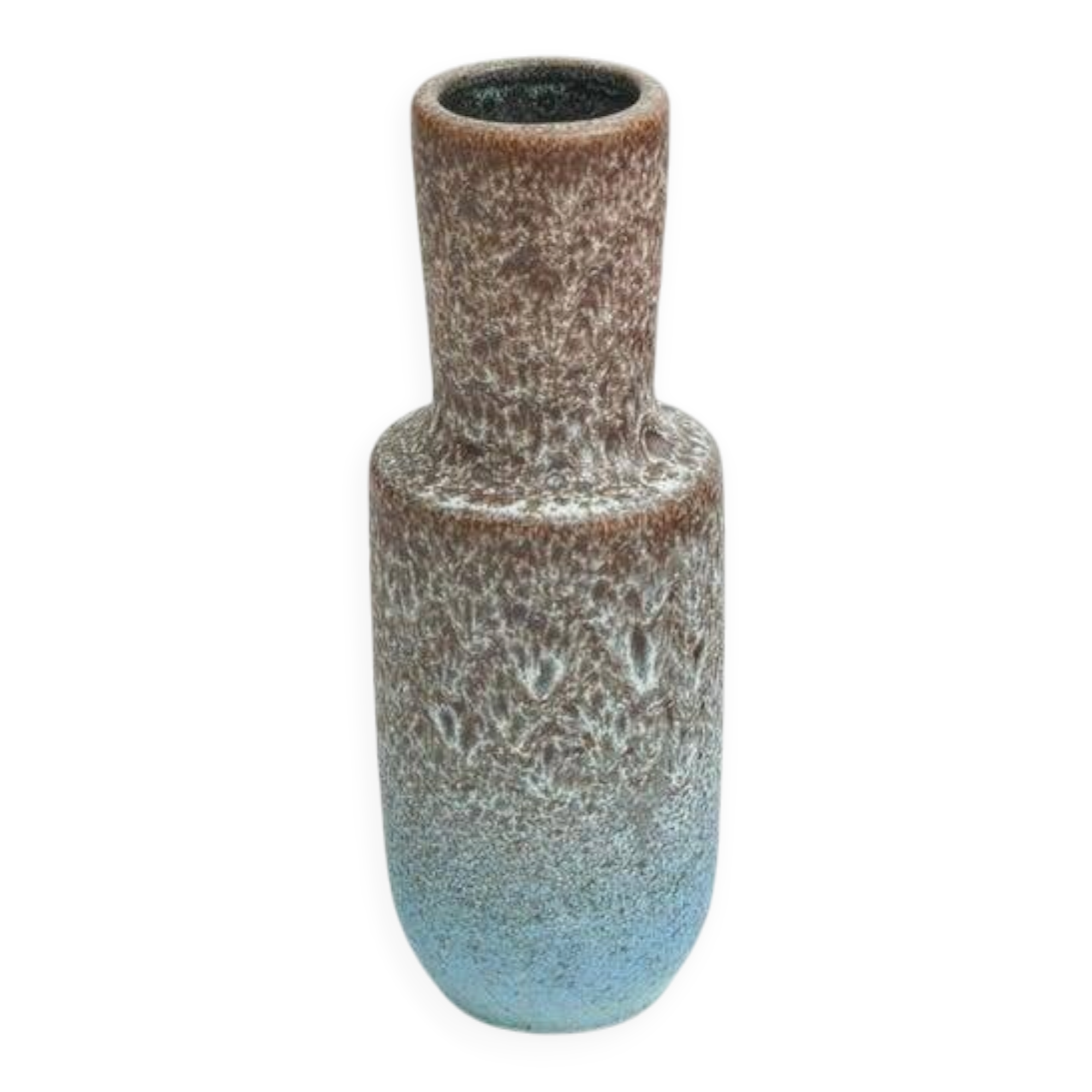 Glazed volcanic ceramic vase mid-century Steuler Keramik 1960