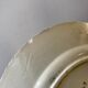 4 flat plates Badonviller tulips burgundy years 30-40