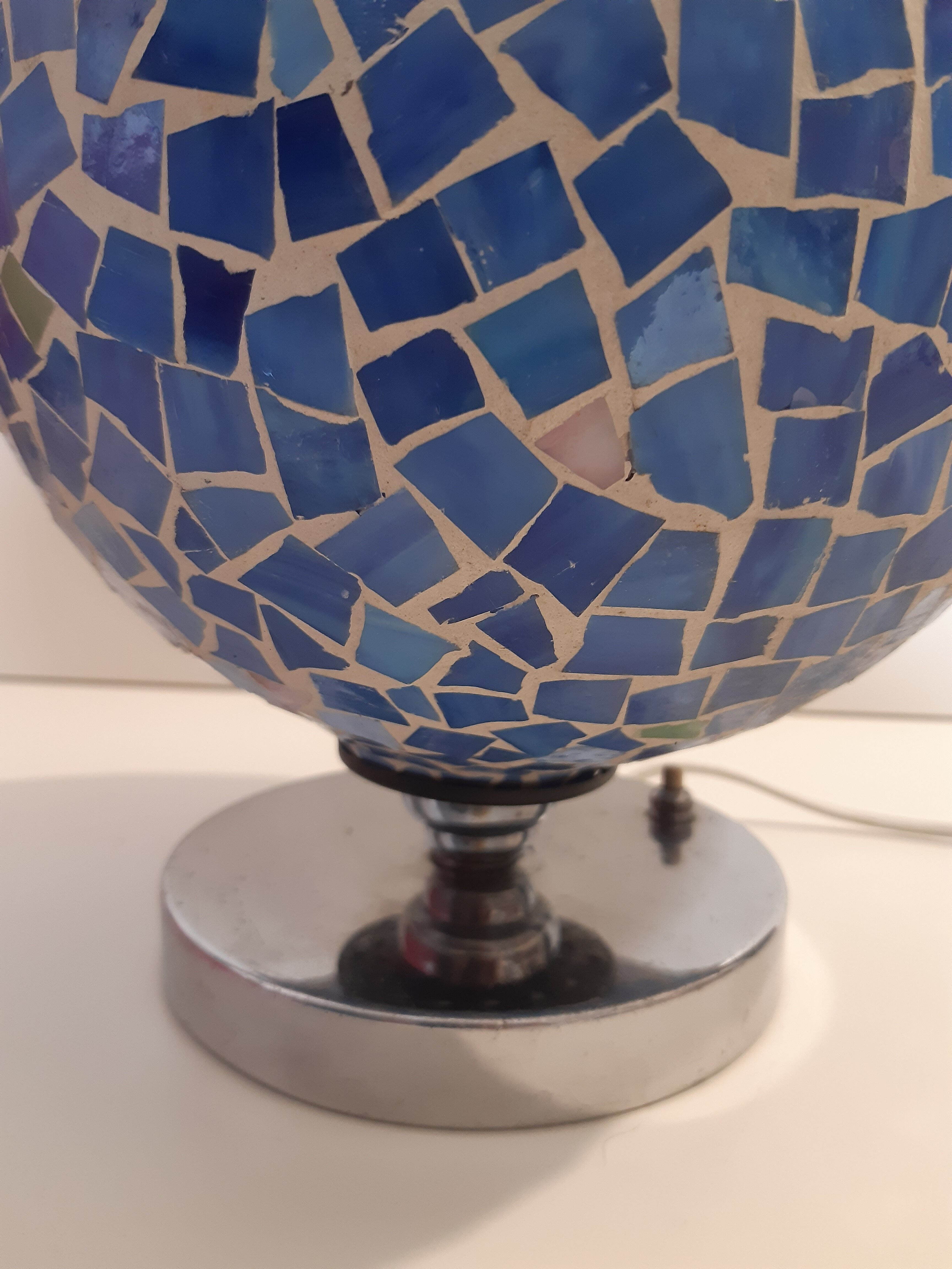 Lampe boule art deco