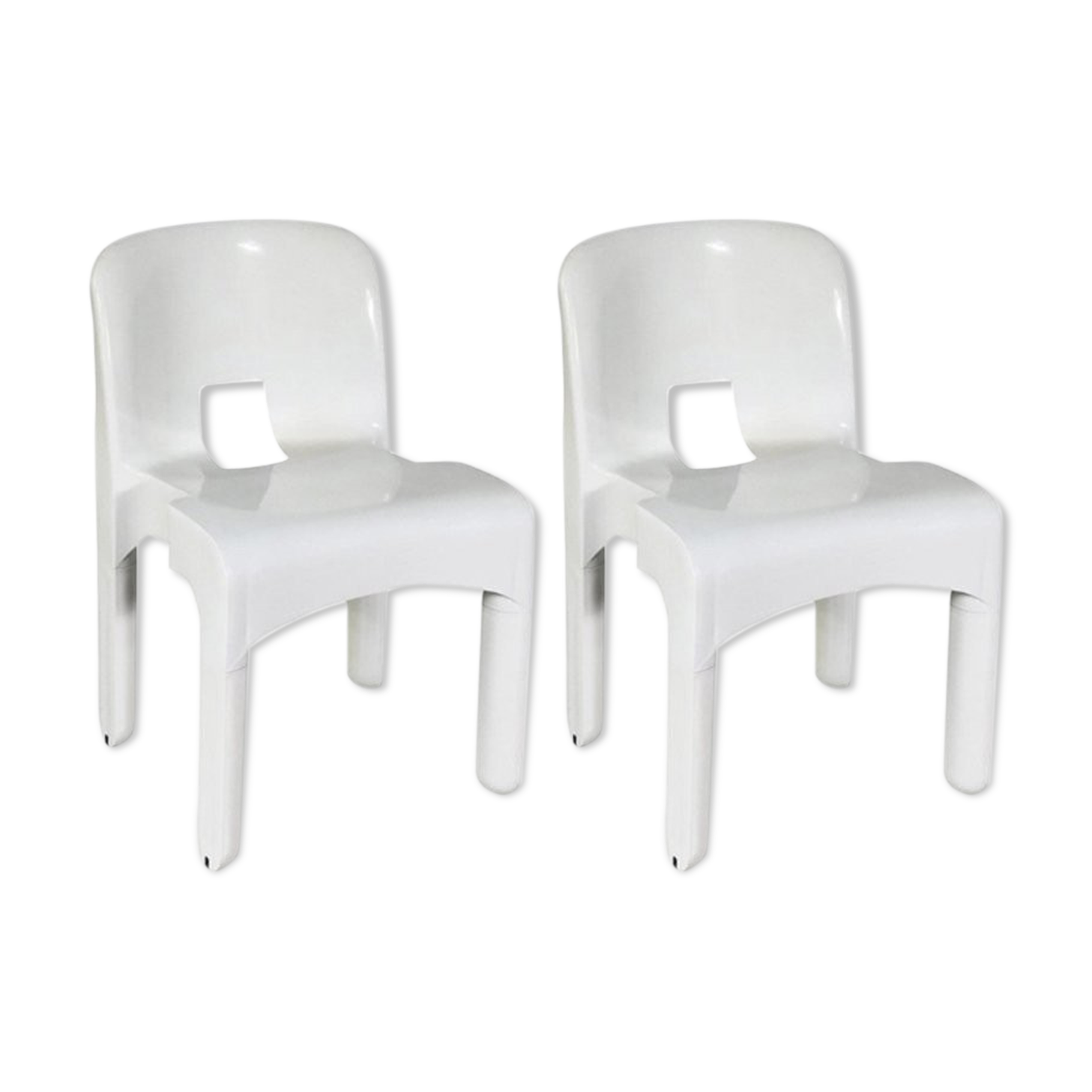 Pair of Universale chairs by Joe Colombo for Kartell, 1967, Set of 2