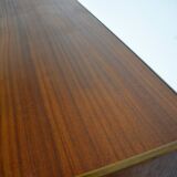 Scandinavian teak and metal row
