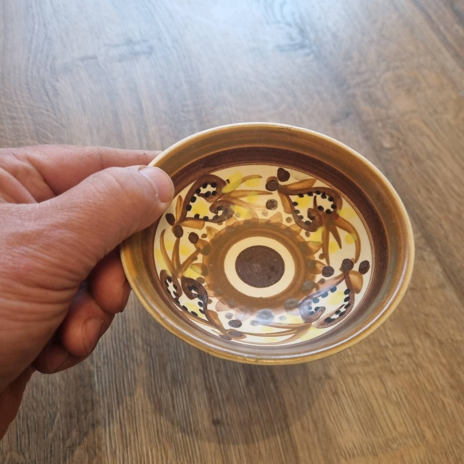 Breakfast set in HB Henriot Quimper stoneware