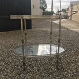 Silver metal dessert