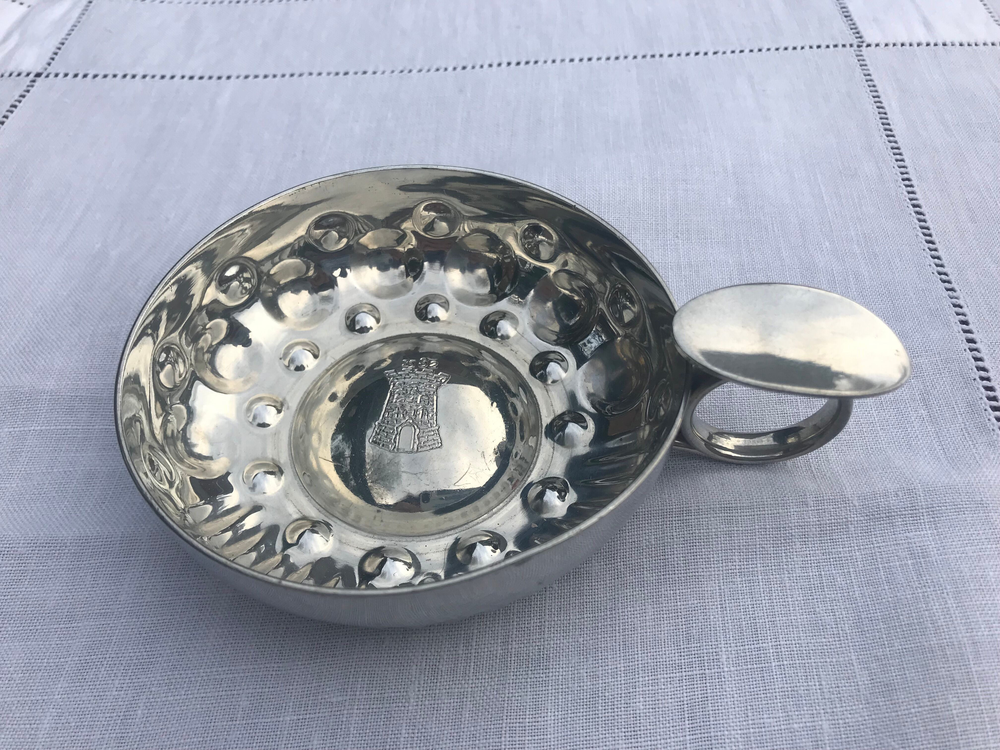 Tastevin Tour d'Argent Etain