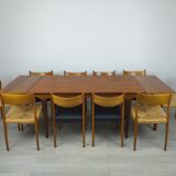 Scandinavian dining table design 60s vintage teak