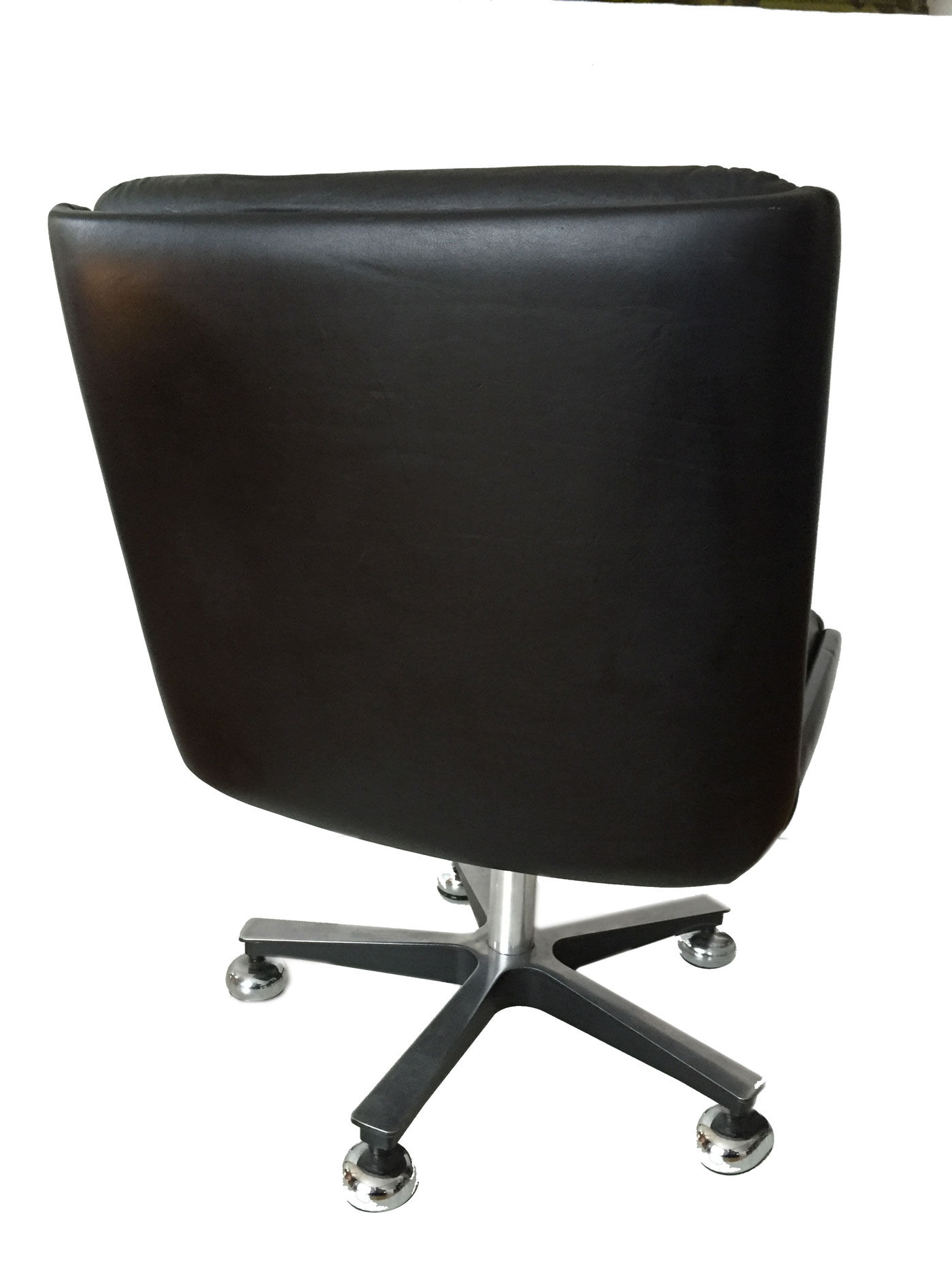 Cofemo leather armchair 1980