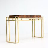 Console Table attributed to Romeo Réga in Brass, 1970s