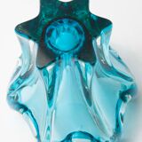 60's blue Murano vase