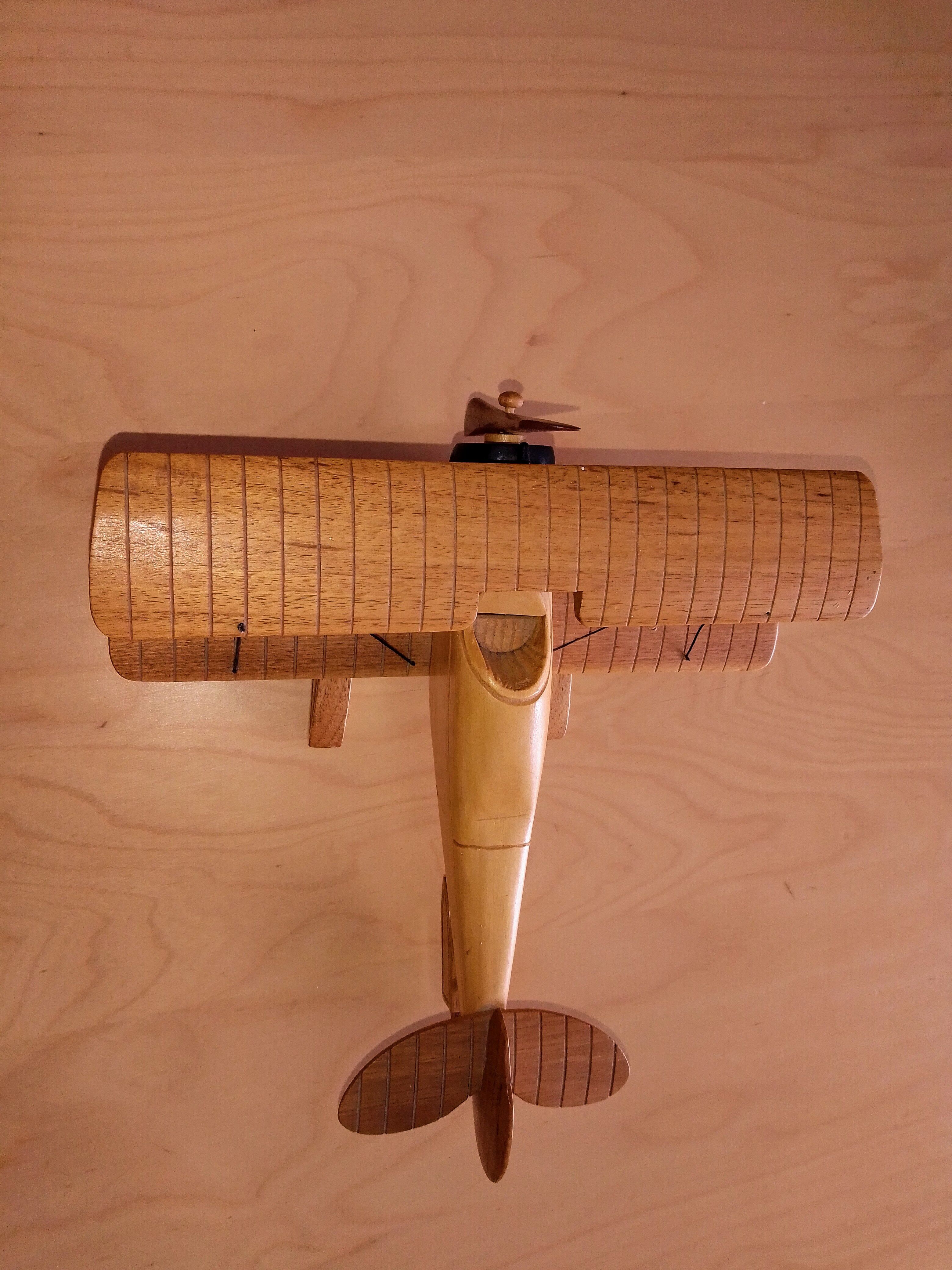 Wooden seaplane