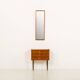 Meuble d'entrée en teck danois avec commode et miroir, années 1960.