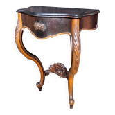 Late 19th century wall-mounted wooden console