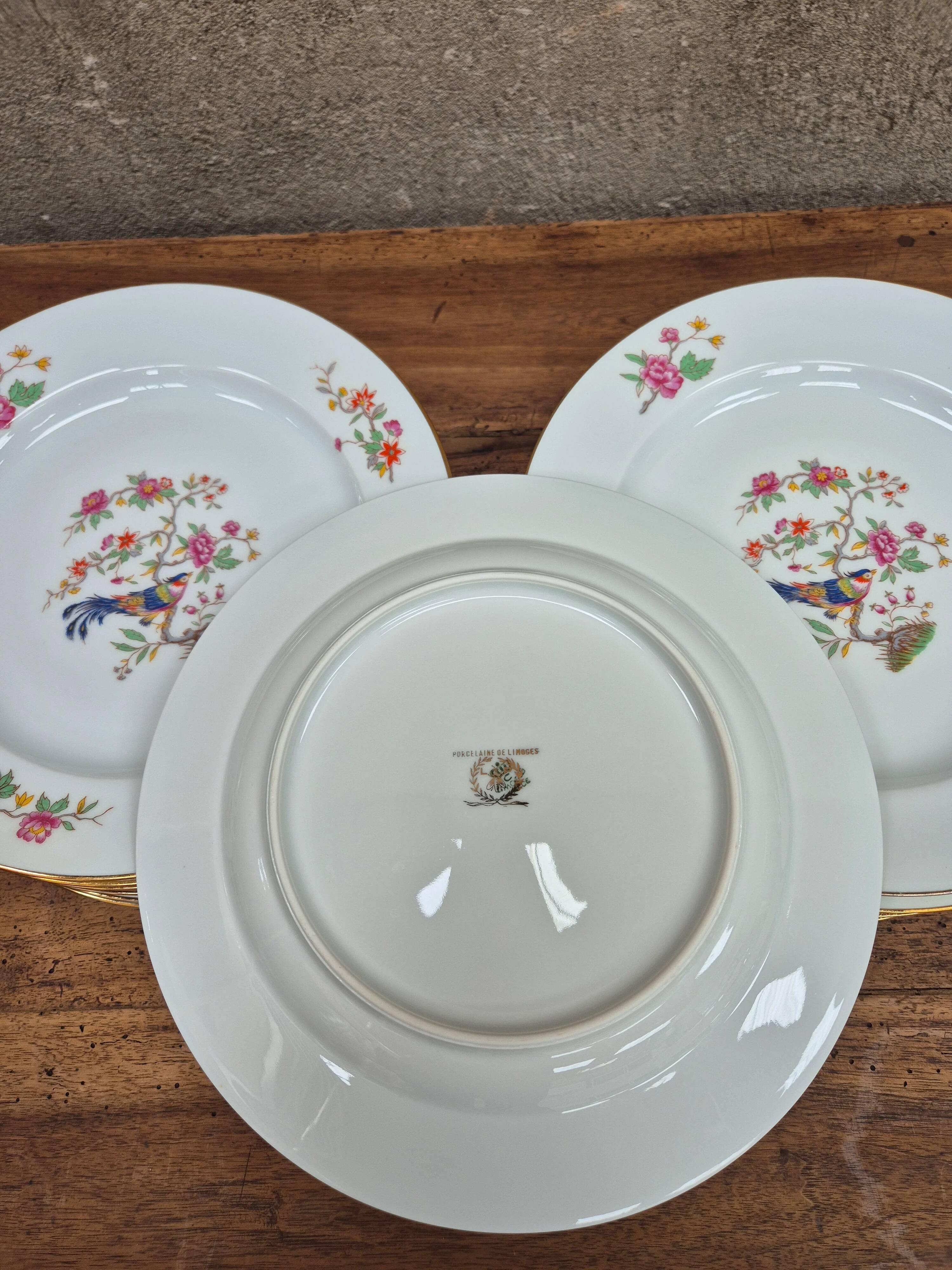 Limoges porcelain tableware