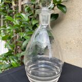 Carafe with cap - Guilloche crystal