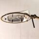 Floor lamp reading light fase 80s gold