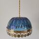 Blue glass suspension