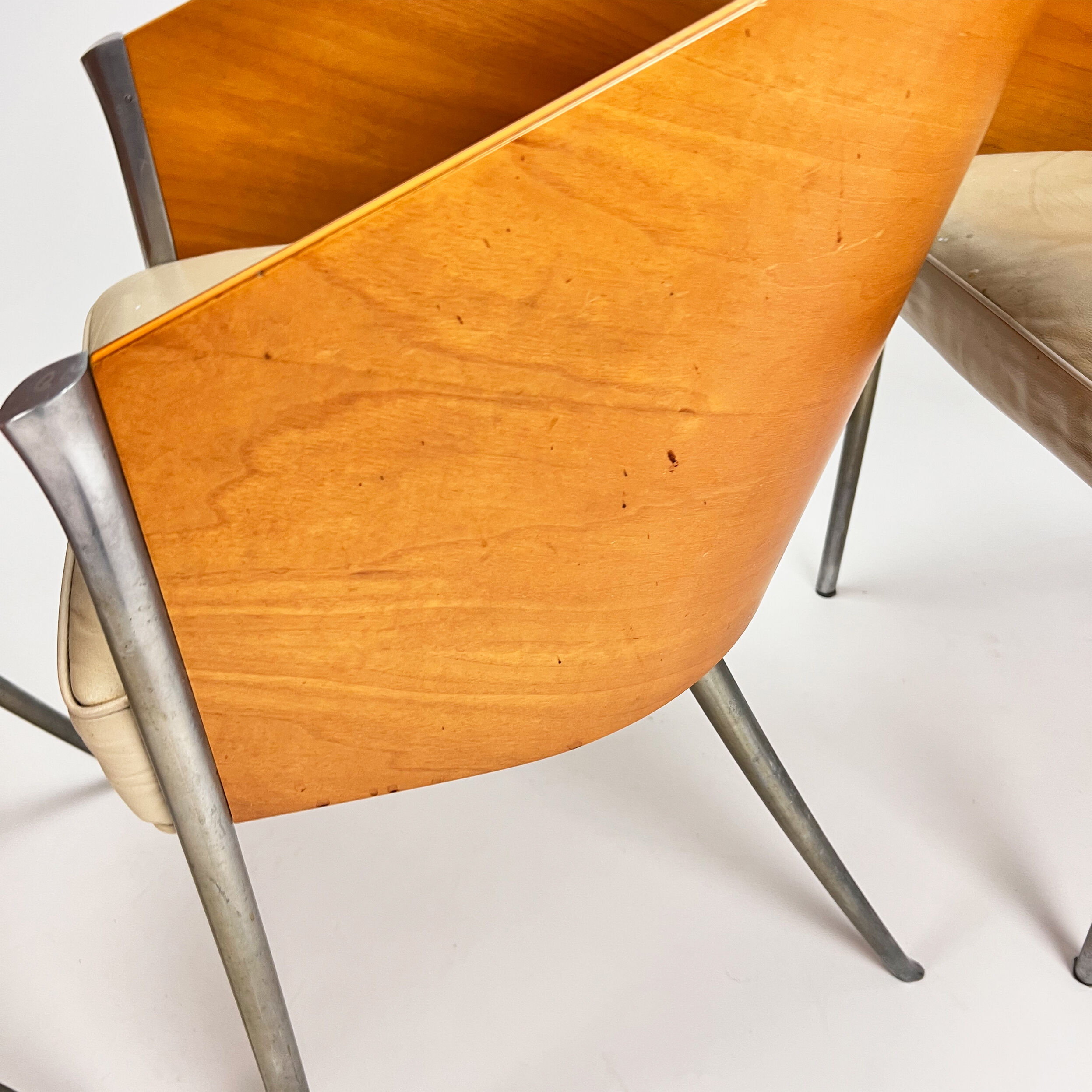 Set of 4 King Costes Dining chairs by Philippe Starck for Aleph, 1980s