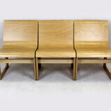 Beech Plywood Bench Symposio by René Šulc for TON, 2010s