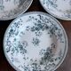 Gien Fleurette Plates x6 – antique floral decoration