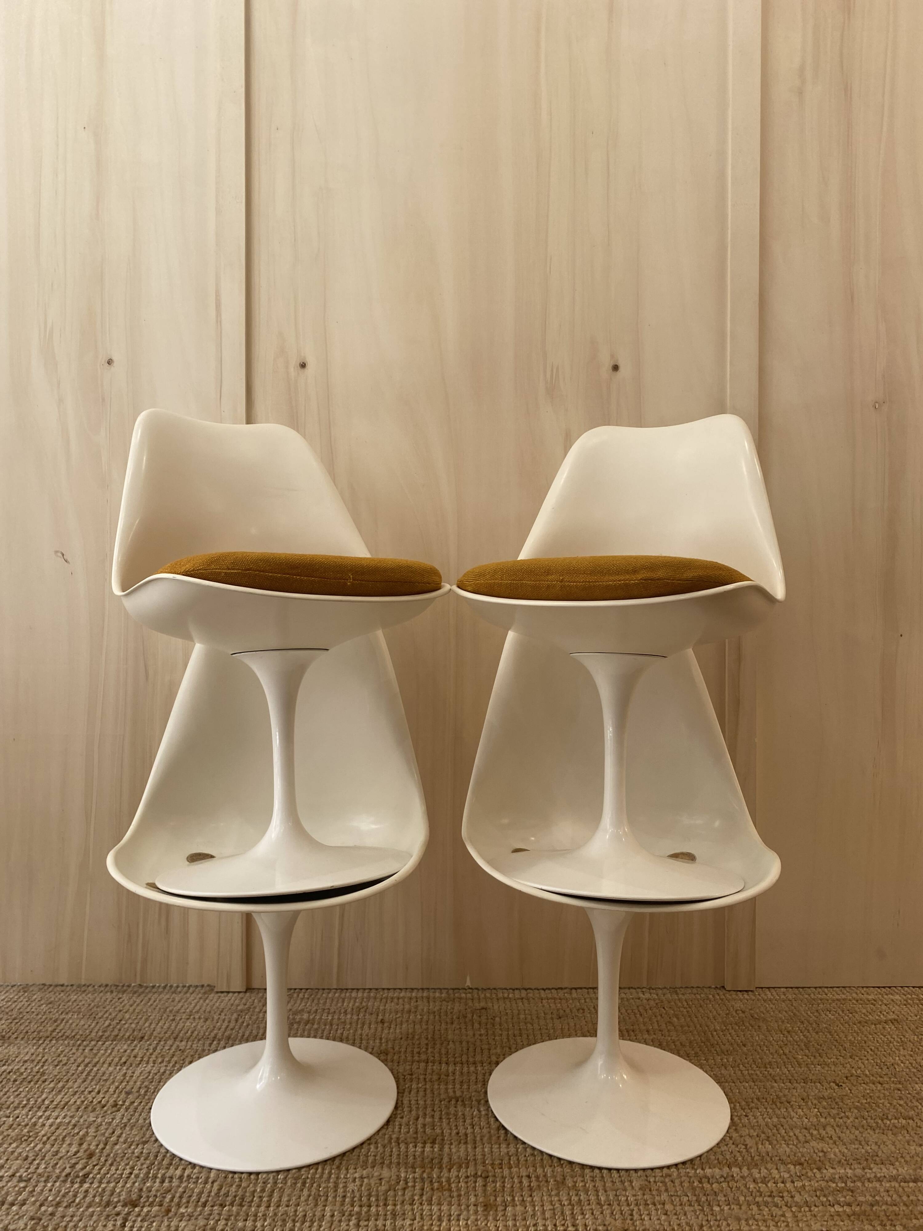 4 Chaises Tulipes Knolll - Eero Saarinen - Vintage