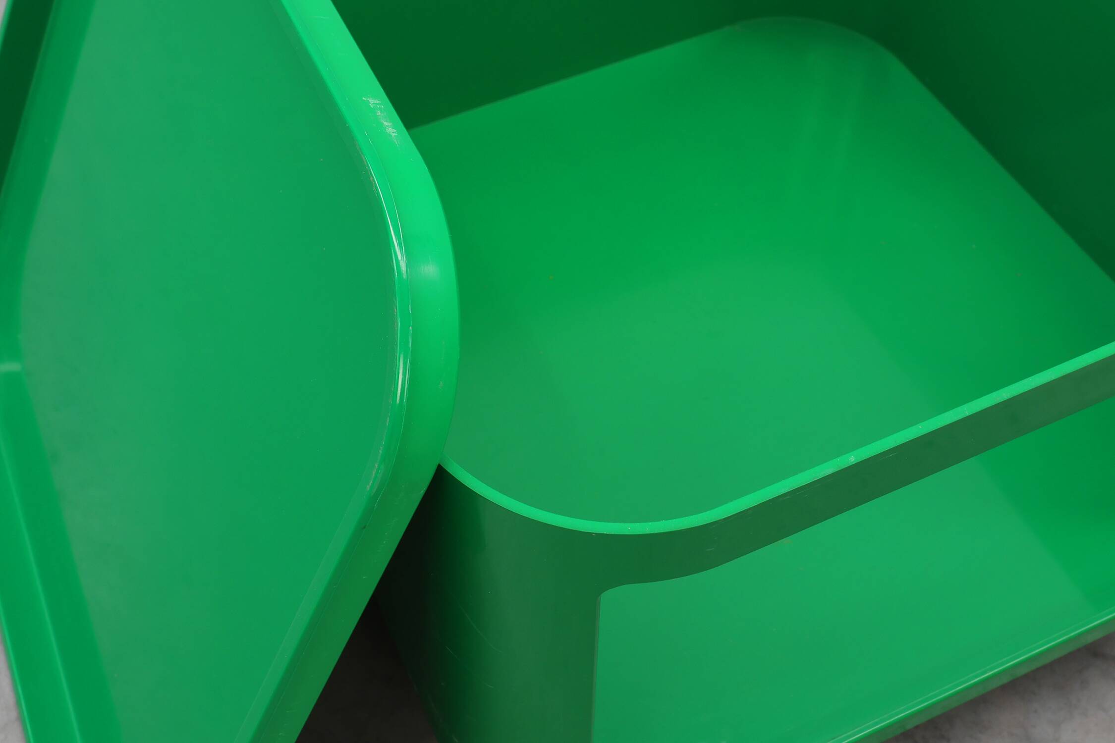 Unité de rangement verte Kartell Modèle 4970 par Anna Castelli Ferrieri, Italie 1970