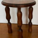 Antique wooden pedestal table