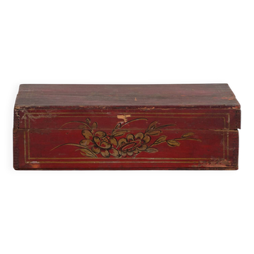 Red Asian box, c.1900