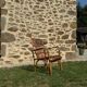 Fauteuil rotin vintage