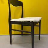 Scandinavian chair reupholstered buckle