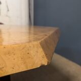 Elm burl table by Jean-Claude Mahey