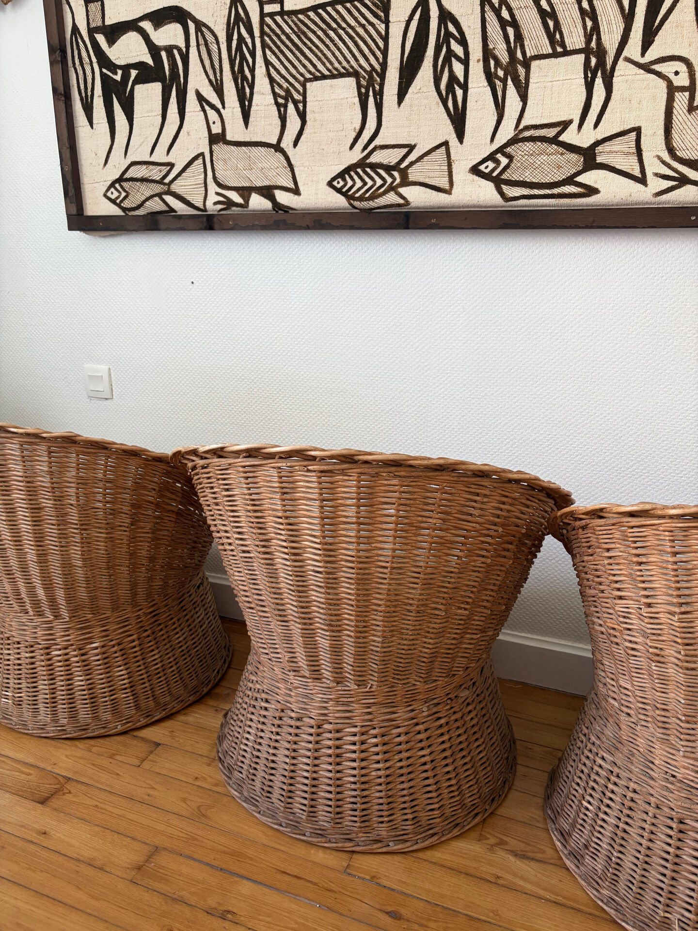 1960s wicker lounge set