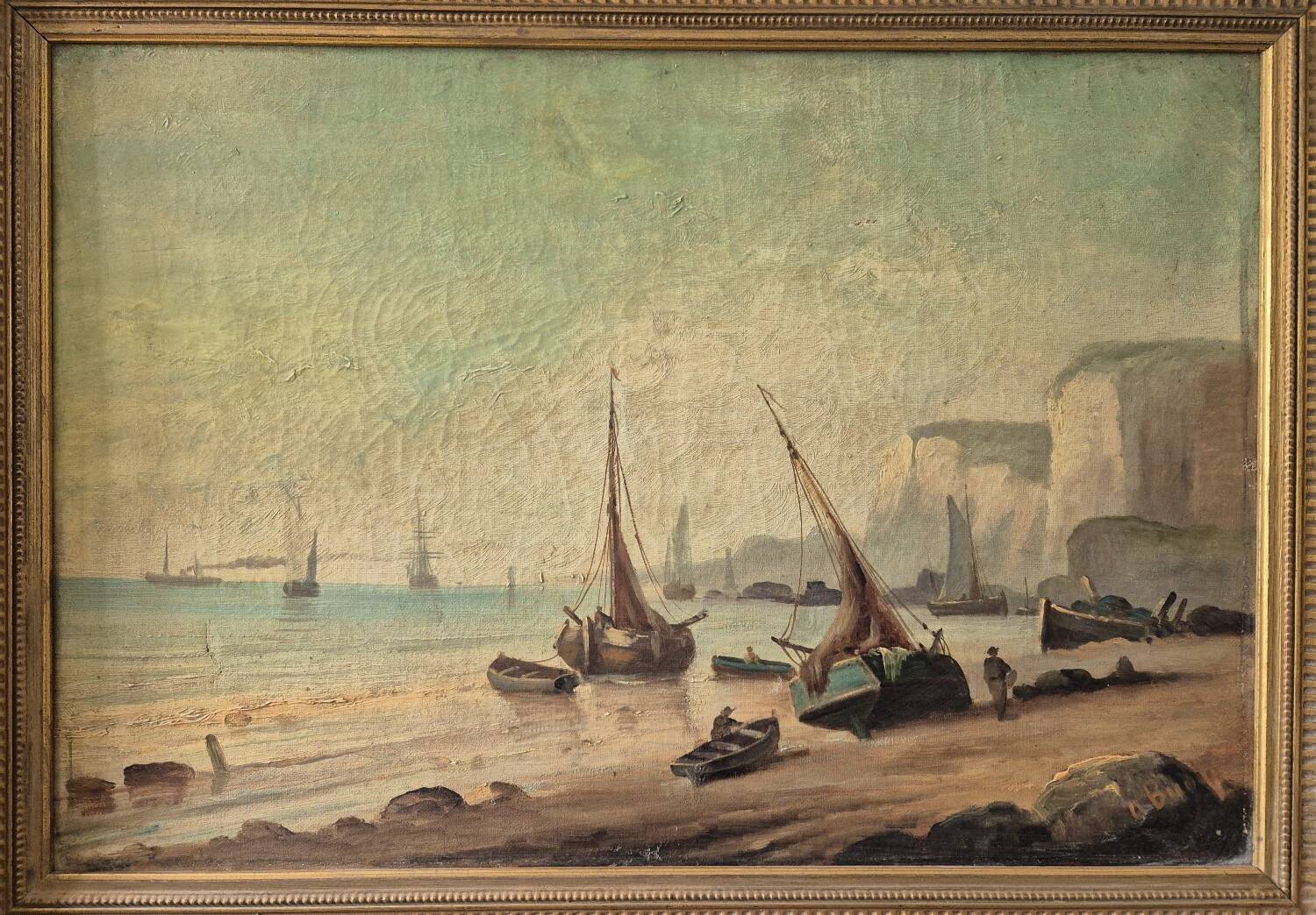 Lively Coastline - Oil on canvas