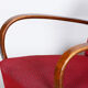 Red art deco armchair - 1930s czechia