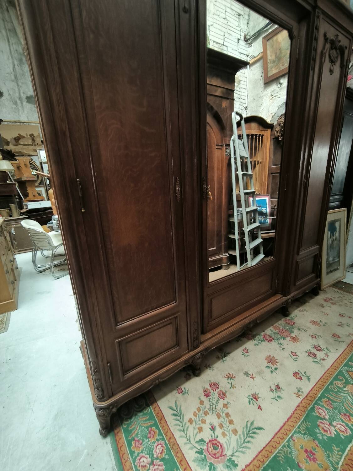 Armoire 3 portes style Régence 1910-1920