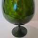 Large glass vase in vintage Italian colour