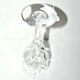 Series of 6 Chantilly wine glasses in Saint-Louis crystal signed