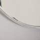 Vintage 70s wall mirror chrome metal Italian design
