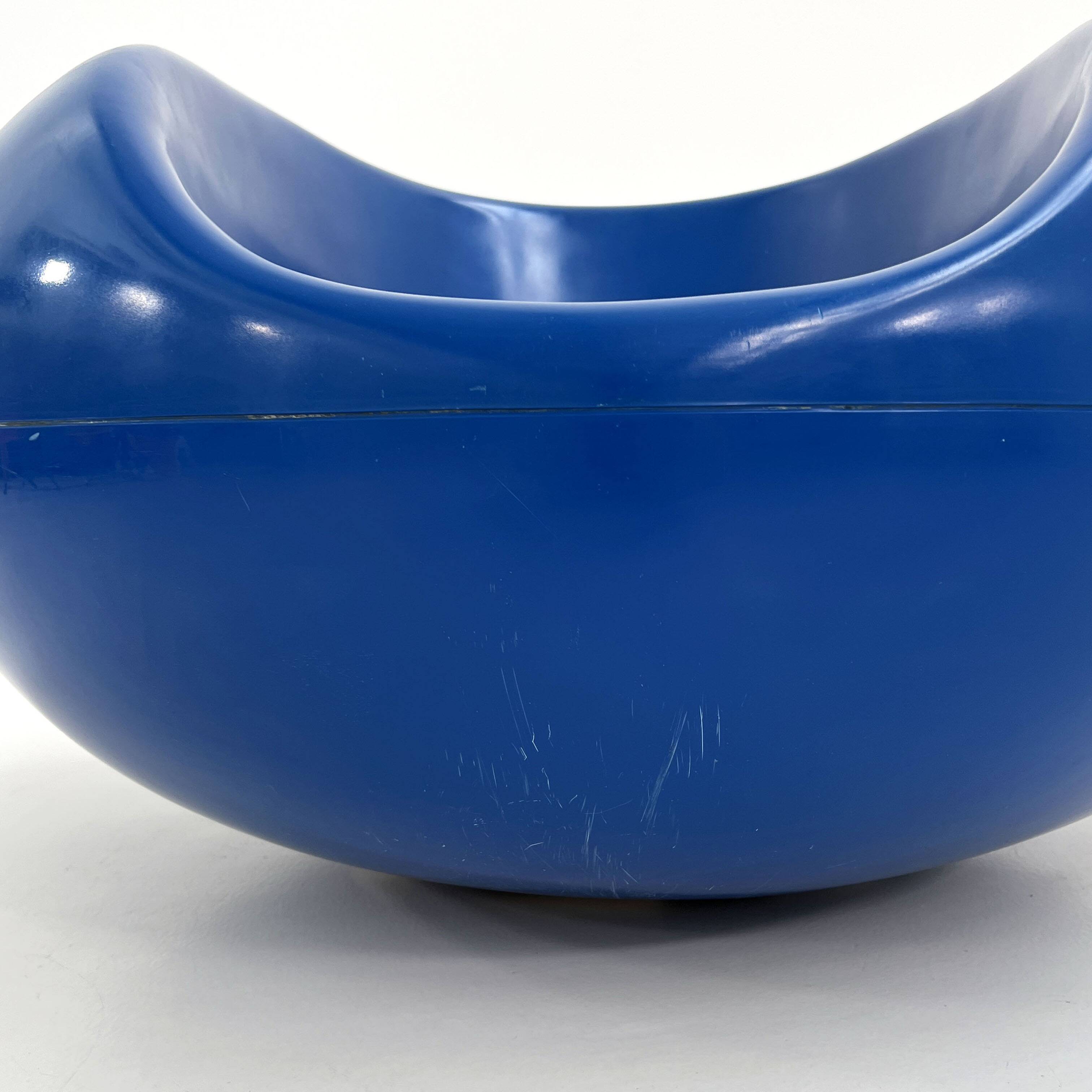 Pastil blue armchair by Eero Aarnio for Asko, 1960