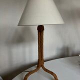 Living room lamp in braided rope 1950 Riviera