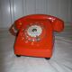 Vintage orange phone Socotel