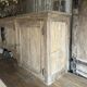 Antique oak dresser top