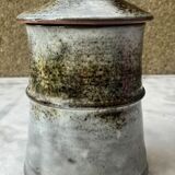 Series of 4 vintage Loir sandstone pots Thierry and Chantal Robert