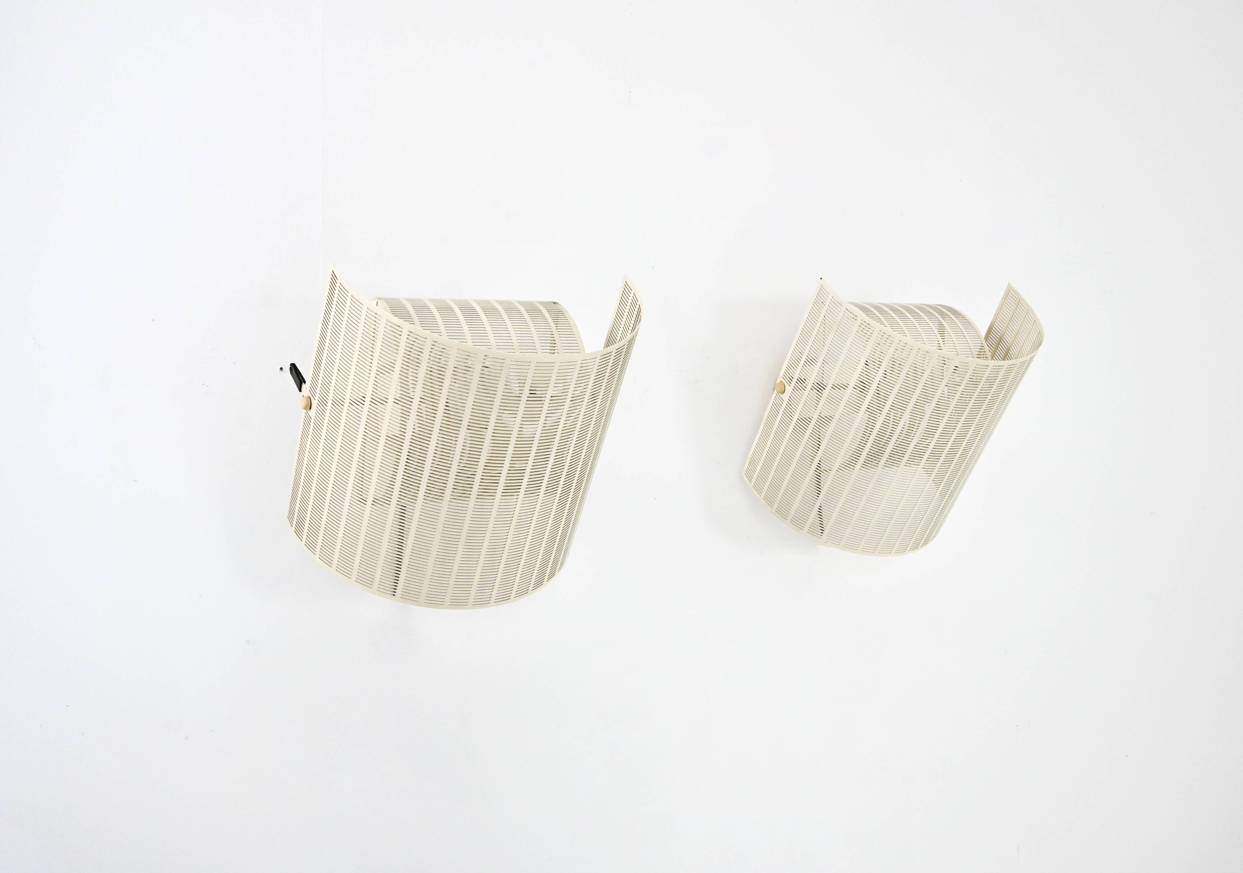 Pair of Shogun Wall Sconces by Mario Botta for Artemide, 1980