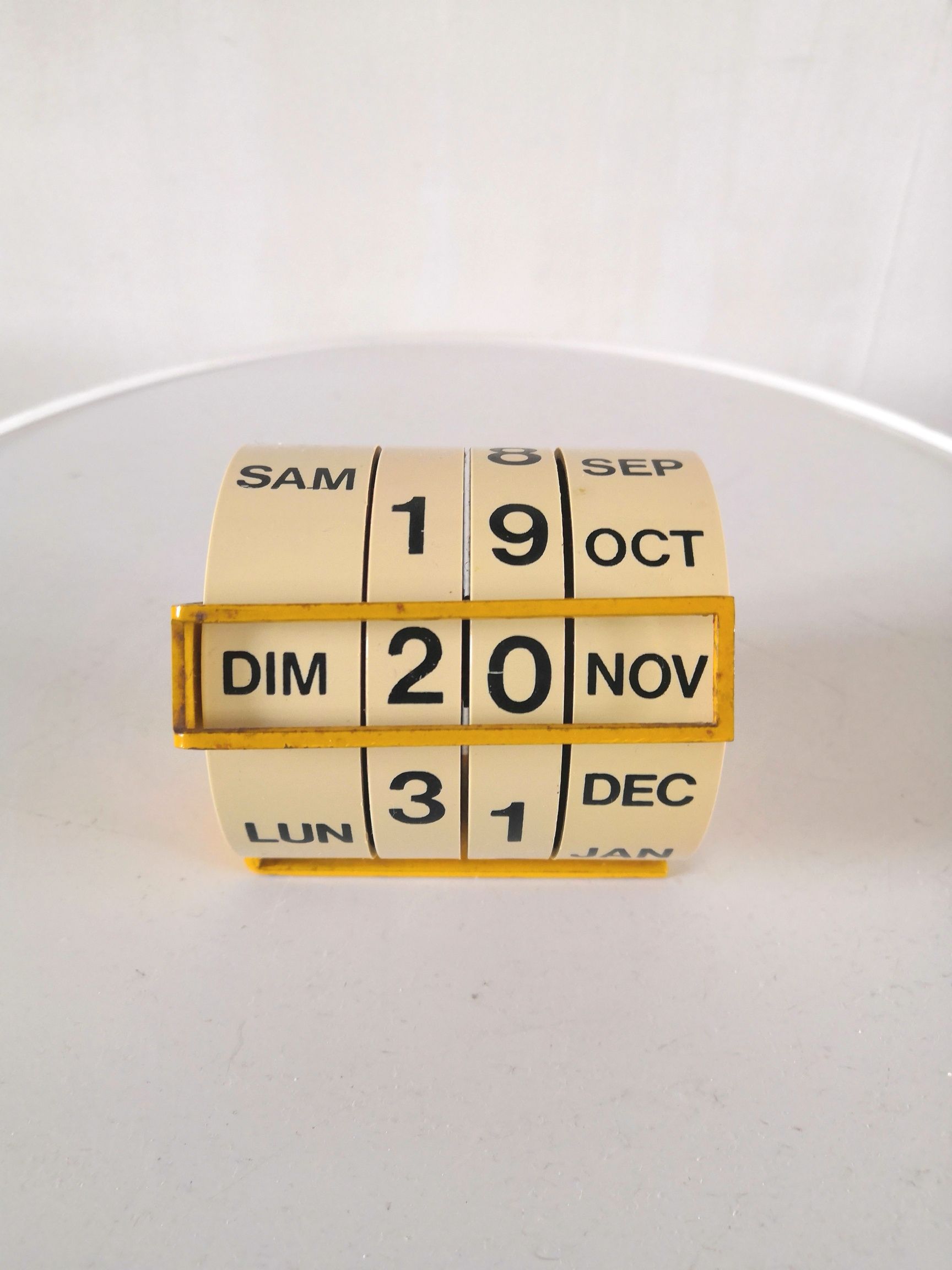 Riart and Bigas perpetual calendar for Disform Italy 50s-60s