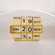 Riart and Bigas perpetual calendar for Disform Italy 50s-60s