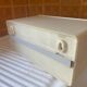 Bakelite white plastic vintage wall storage box with Flair origin label