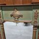 Empire style mirror in wood and gilding