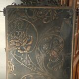 Old triptych mirror/barber mirror