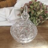 Bonbonnière verre ciselé